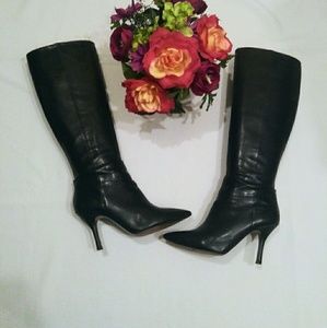 Nine West Black Tall Getta Boots